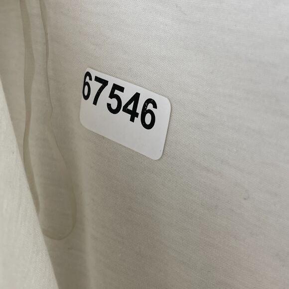 ATHLETA Top M Oversized Cropped Boat Neck Long Sleeve Cinched Off White - Picture 12 of 12